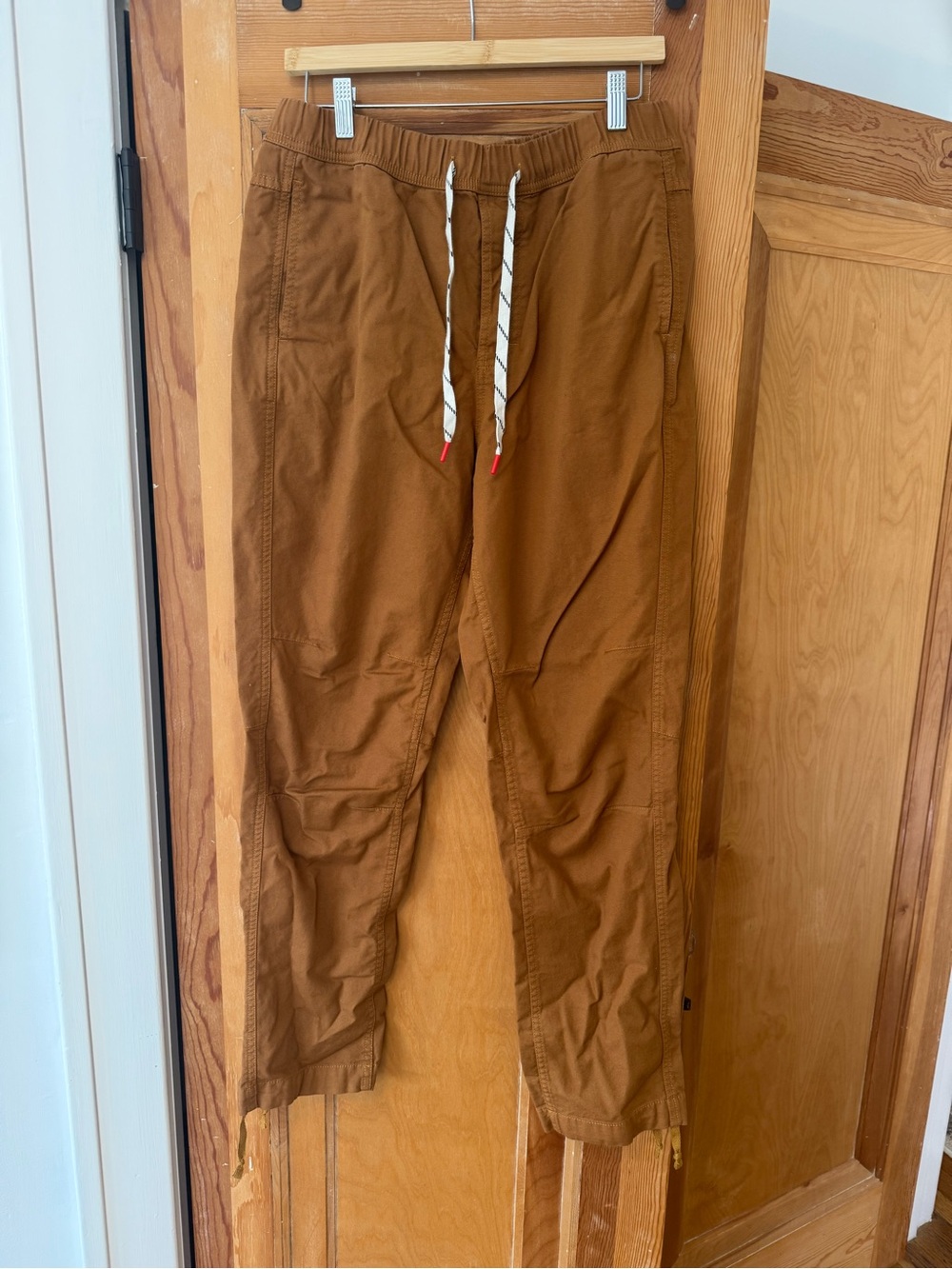 Topo Designs Men's Medium Tan Drawstring Chinos